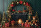 Kate Sapin de Noël Cheminée Ours en peluche Toile de fond conçue par Emetselch - Kate Backdrop FR