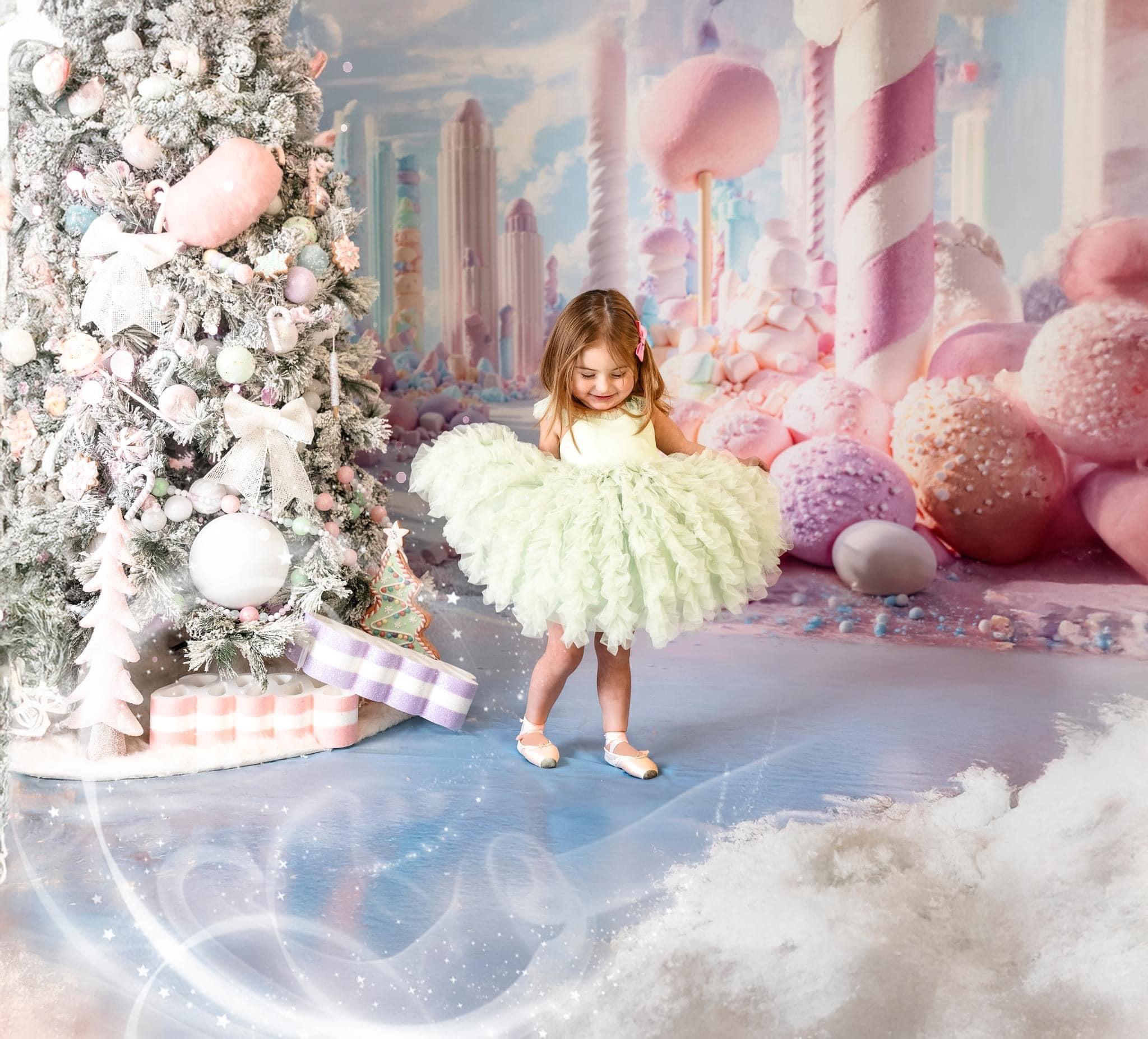 Kate Fantaisie Pays des bonbons Pastel Sucette Toile de fond conçue par Emetselch - Kate Backdrop FR