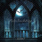 Kate Halloween Gothique Château Clair de lune Toile de fond conçue par Emetselch - Kate Backdrop FR