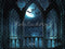 Kate Halloween Gothique Château Clair de lune Toile de fond conçue par Emetselch - Kate Backdrop FR