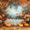 Kate Automne Citrouille Rosière Clôture Toile de fond conçue par Emetselch - Kate Backdrop FR