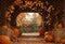Kate Automne Citrouille Grange Lumière Toile de fond conçue par Emetselch