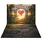 Kate Saint Valentin Cœur Arche Poker Toile de fond+Chemin de pierre Jardin Sol Toile de fond - Kate Backdrop FR