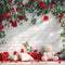 Kate Mur de briques Roses Ours en peluche Toile de fond conçue par Emetselch - Kate Backdrop FR