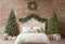 Kate Noël Chambre Mur de briques Lit Toile de fond conçue par Emetselch - Kate Backdrop FR