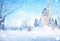 Kate Hiver Neige Château Bokeh Toile de fond conçue par Emetselch - Kate Backdrop FR