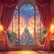 Kate Fantastique Château Fenêtre Feu d'artifice Toile de fond conçue par Emetselch - Kate Backdrop FR