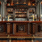 Kate Rétro Brun foncé Grand Comptoir de bar Toile de fond conçue par Mini MakeBelieve - Kate Backdrop FR