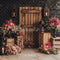 Offres Éclair #4 Kate Rustique Fleurs Porte en bois Toile de fond conçue par Emetselch - Kate Backdrop FR