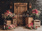 Offres Éclair #4 Kate Rustique Fleurs Porte en bois Toile de fond conçue par Emetselch - Kate Backdrop FR