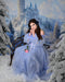 Kate Hiver Forêt Château Neige Montagne Toile de fond conçue par Emetselch - Kate Backdrop FR
