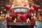 Kate Saint Valentin Voiture Rouge Ballons Toile de fond conçue par Emetselch - Kate Backdrop FR