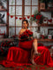 Kate Saint Valentin Roses Étagères Fenêtre Toile de fond conçue par Emetselch - Kate Backdrop FR