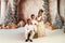 Kate Arbre de Noël Arche Cadeaux Doré Toile de fond conçue par Emetselch - Kate Backdrop FR
