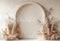 Kate Bohème Arche Beige Simple Toile de fond conçue par Emetselch - Kate Backdrop FR