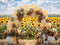 Kate Automne Ballon Arche Tournesols Toile de fond conçue par Mini MakeBelieve - Kate Backdrop FR