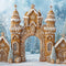 Kate Noël Château en Pain d'épices Neige Toile de fond conçue par Emetselch - Kate Backdrop FR