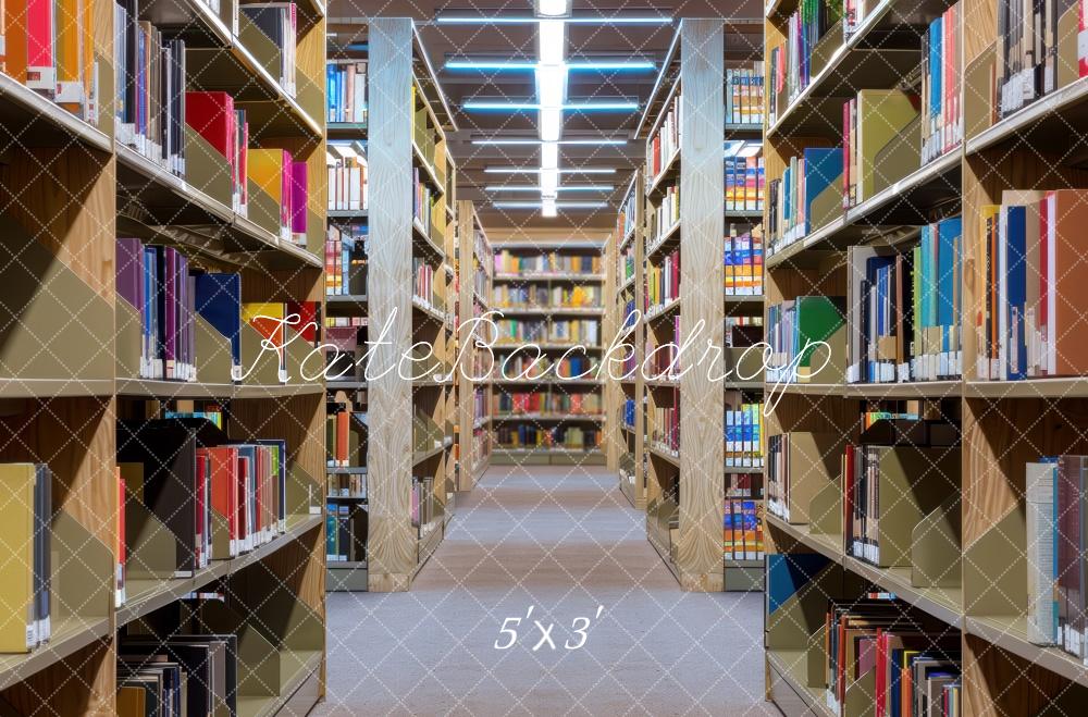 Offres Éclair #4 Kate Enfant Bibliothèque Moderne Toile de fond conçue par Mini MakeBelieve - Kate Backdrop FR