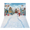 Offres Éclair #2 Kate Noël Elfe Bonbons Neige Maison Toile de fond+Hiver Chemin de briques Sol Toile de fond - Kate Backdrop FR