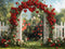 Kate Rose Arche Romantique Jardin Bokeh Toile de fond conçue par Emetselch - Kate Backdrop FR