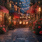 Kate Saint Valentin Romantique Rue Boutique Fleurs Toile de fond conçue par Emetselch - Kate Backdrop FR