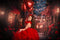 Kate Saint Valentin Romantique Rue Boutique Fleurs Toile de fond conçue par Emetselch - Kate Backdrop FR