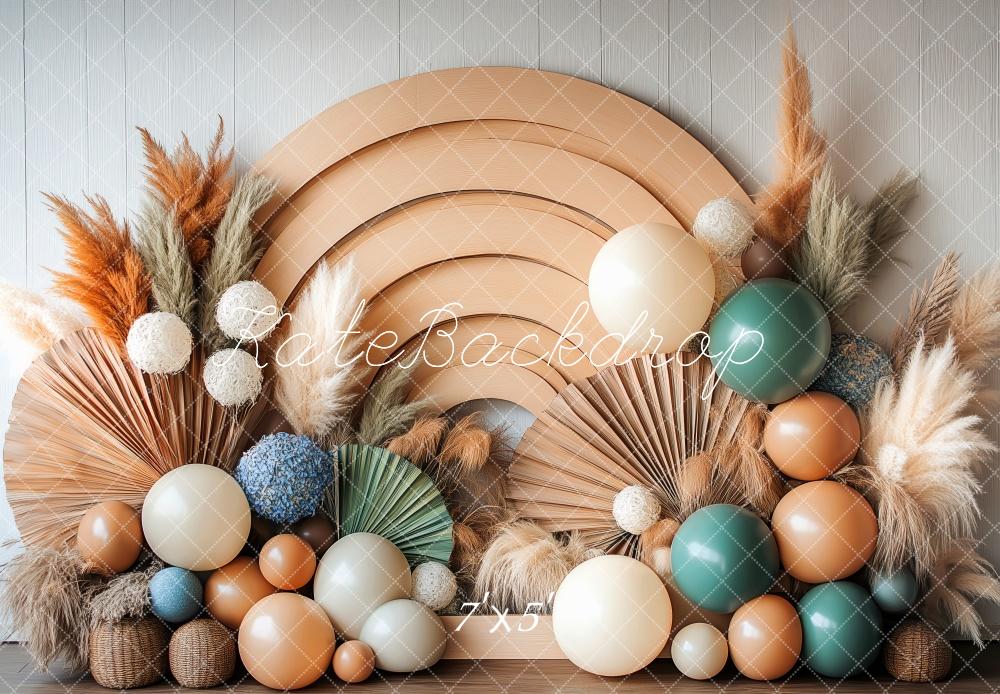 Kate Bohème Arche en bois Ballons Toile de fond conçue par Patty Robert - Kate Backdrop FR