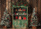 Kate Vert Rustique Armoire Sapins de Noël Toile de fond conçue par Patty Robert - Kate Backdrop FR