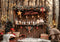 Kate Extérieur Bar à Chocolat chaud Forêt Toile de fond conçue par Patty Robert - Kate Backdrop FR
