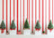 Kate Mur rayé Rouge Mini Sapins de Noël Toile de fond conçue par Patty Robert - Kate Backdrop FR