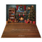 Offres Éclair #3 Kate Noël Cheminée Étagère Cadeaux Fenêtre Toile de fond+Marron Bois Mur Sol Toile de fond - Kate Backdrop FR