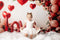 Kate Saint Valentin Love Ballon Arche de Fleurs Toile de fond conçue par Emetselch - Kate Backdrop FR