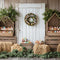 Kate Pâques Œuf Rustique Grange Porte Toile de fond conçue par Emetselch - Kate Backdrop FR