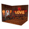 Kate Saint Valentin LOVE Lumières Amour Rustique Ensemble de chambre - Kate Backdrop FR