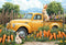 Kate Pâques Lapin Carotte Camion Jaune Toile de fond conçue par Emetselch - Kate Backdrop FR
