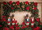 PROMO Kate Fête Noël Arche Casse-Noisette Fleurs Toile de fond conçue par Patty Robert - Kate Backdrop FR