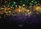Kate Carnaval de Mardi Gras Bokeh Doré Toile de fond conçue par Patty Robert - Kate Backdrop FR