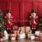 Kate Mur Rouge Noël Casse-Noisette Cadeaux Toile de fond conçue par Patty Robert - Kate Backdrop FR