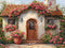 Kate Printemps Maison Roses Ensoleillé Toile de fond conçue par Emetselch - Kate Backdrop FR