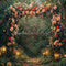 Kate Saint Valentin Arche de Fleurs Lanterne Forêt Toile de fond conçue par Emetselch - Kate Backdrop FR
