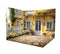 Kate Printemps Jaune Fleurs Maison Porte Ensemble de chambre - Kate Backdrop FR