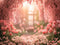 Kate Printemps Tulipe Fleurs Jardin Rose Toile de fond conçue par Emetselch - Kate Backdrop FR