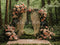 Kate Saint Valentin Bohème Floral Forêt Toile de fond en Laine conçue par Emetselch - Kate Backdrop FR