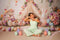 Kate Pâques Lapin Fleurs Tente Coloré Toile de fond conçue par Emetselch - Kate Backdrop FR