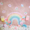 PROMO Kate Cake smash Bonbons Arc-en-ciel Beignet Toile de fond conçue par Megan Leigh - Kate Backdrop FR