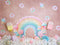 PROMO Kate Cake smash Bonbons Arc-en-ciel Beignet Toile de fond conçue par Megan Leigh - Kate Backdrop FR