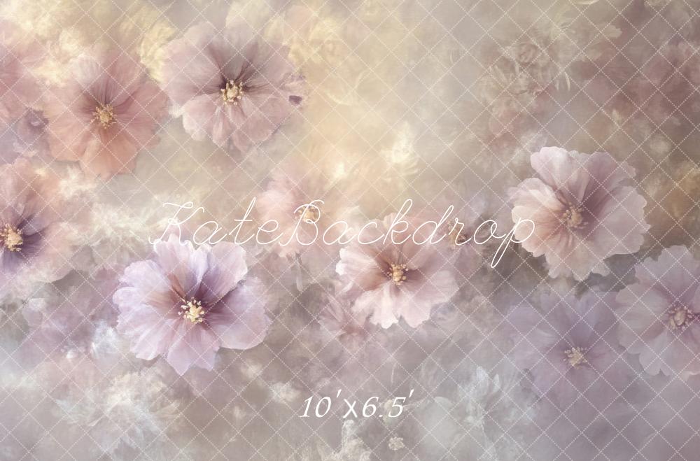 Kate Doux Rose Beaux-arts Fleurs Toile de fond conçue par Lidia Redekopp - Kate Backdrop FR