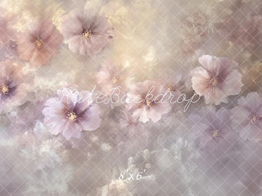 Kate Doux Rose Beaux-arts Fleurs Toile de fond conçue par Lidia Redekopp - Kate Backdrop FR
