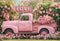 Kate Saint Valentin Rose Camion LOVE Fleurs Toile de fond conçue par Emetselch - Kate Backdrop FR