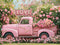 Kate Saint Valentin Rose Camion LOVE Fleurs Toile de fond conçue par Emetselch - Kate Backdrop FR